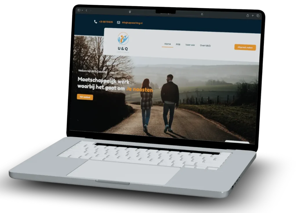 U&Q coaching webdesign
