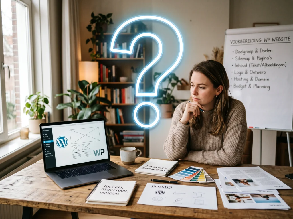 Wat je nodig hebt voor een wordpress site